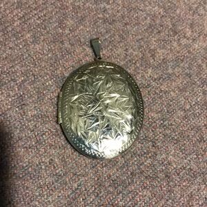 Vintage Oval Sterling Silver Locket